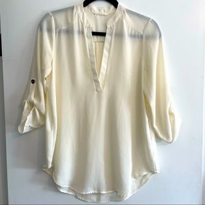 Chiffon Off White Blouse